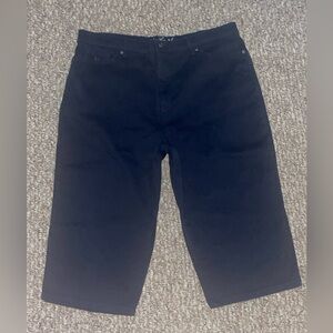 Gloria Vanderbilt AMANDA all-round slimming effect cropped capri jeans size 14